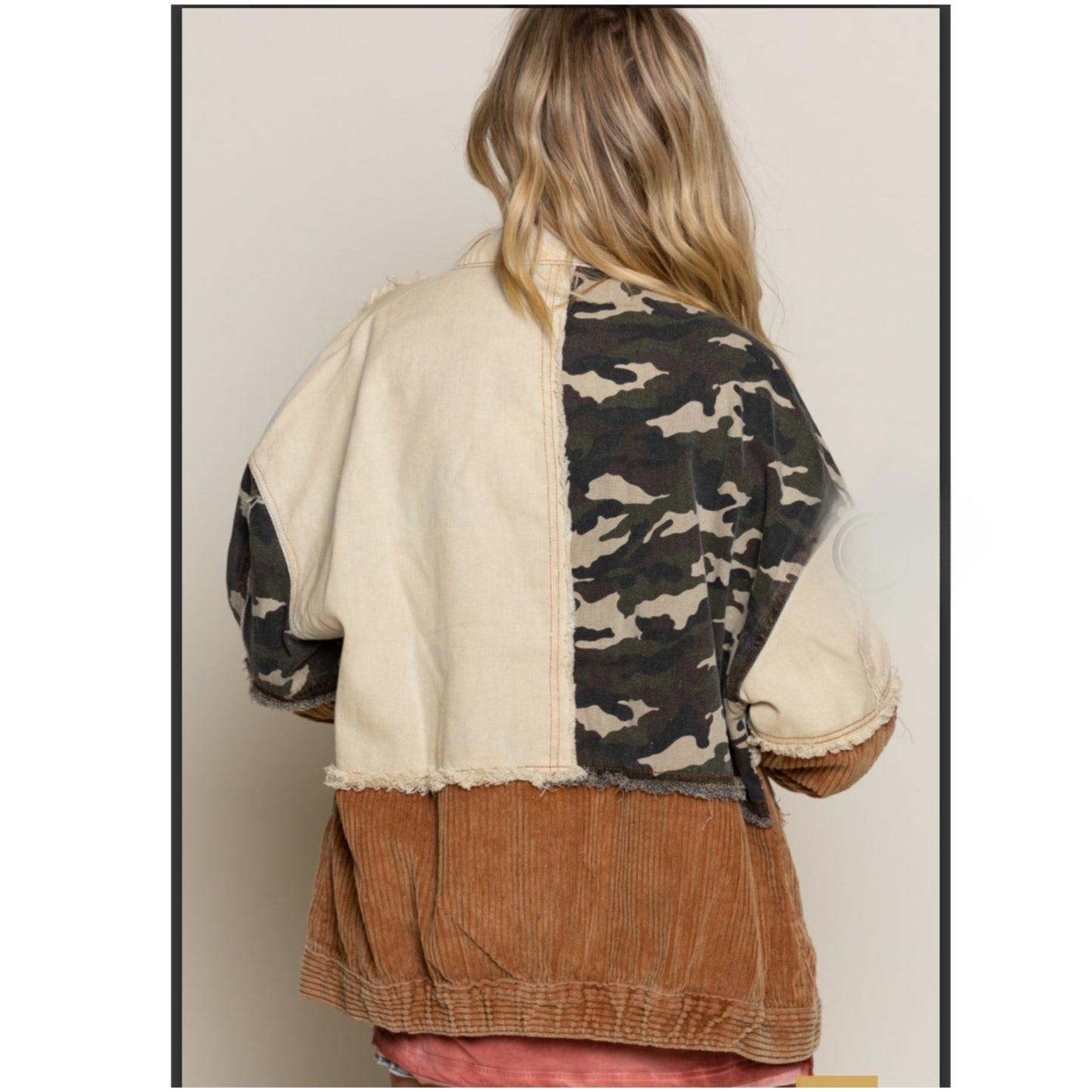 Camouflage Print Jacket