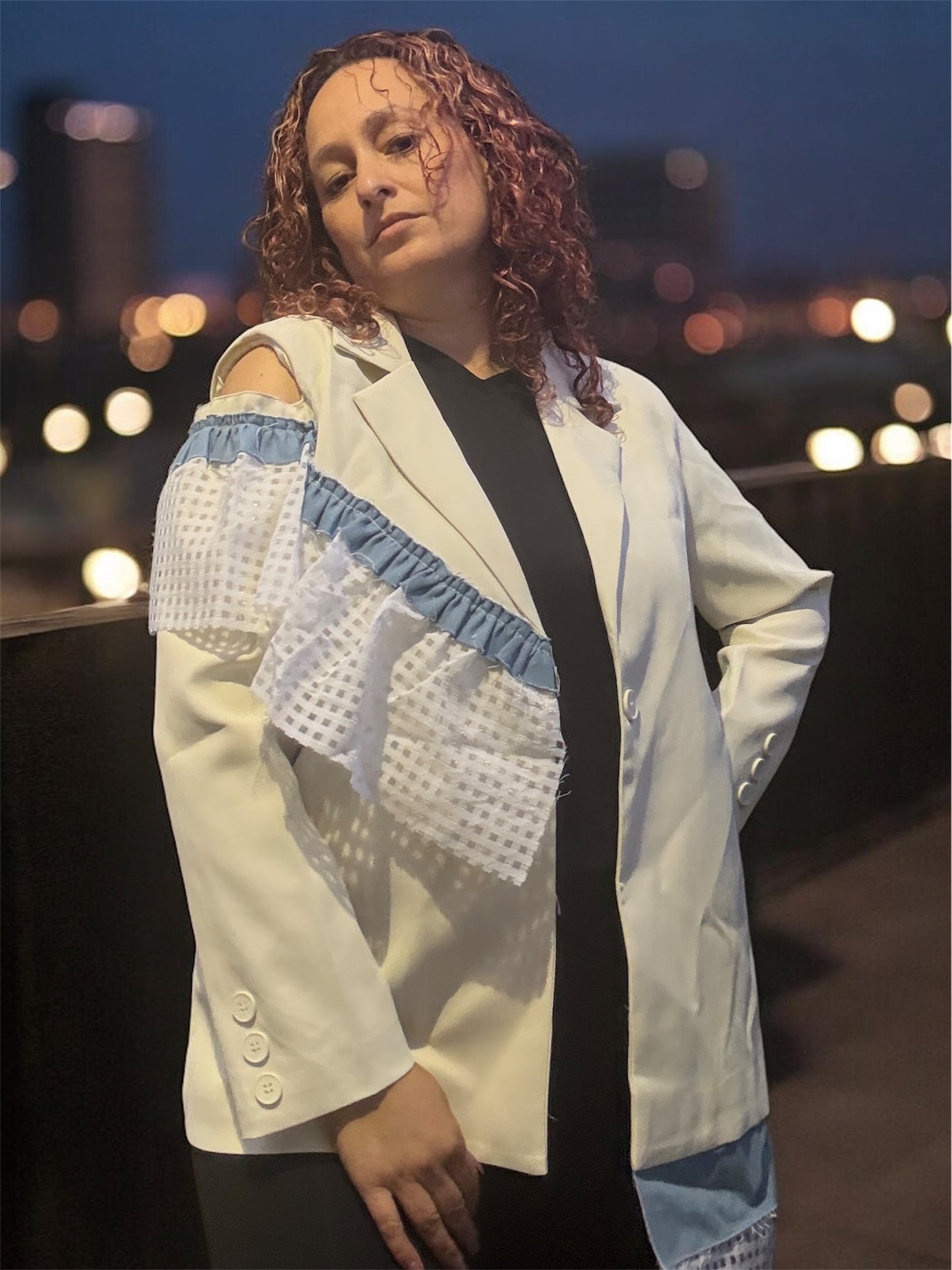 Off Shoulder Blazer