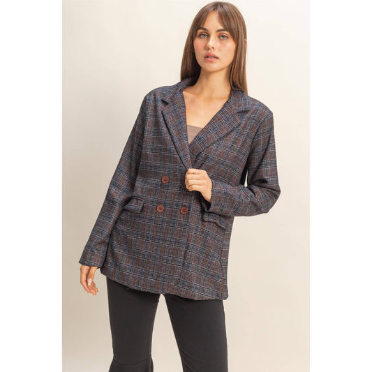 Plaid Blazer
