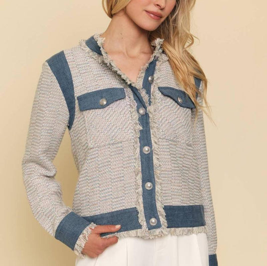 Denim Tweed Jacket