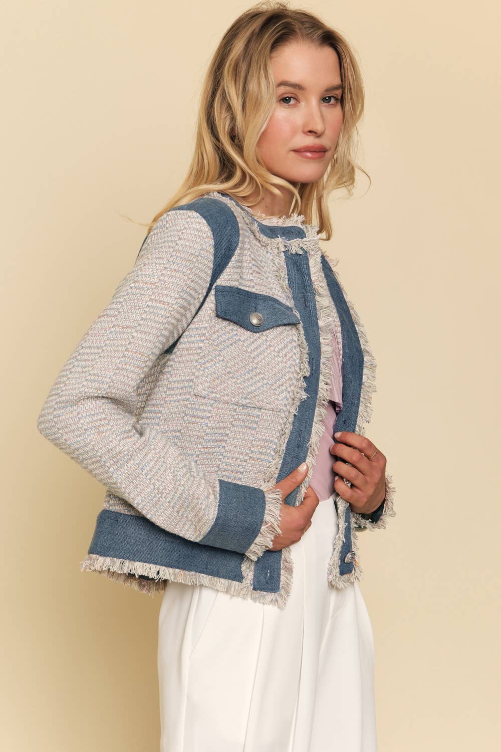 Denim Tweed Jacket