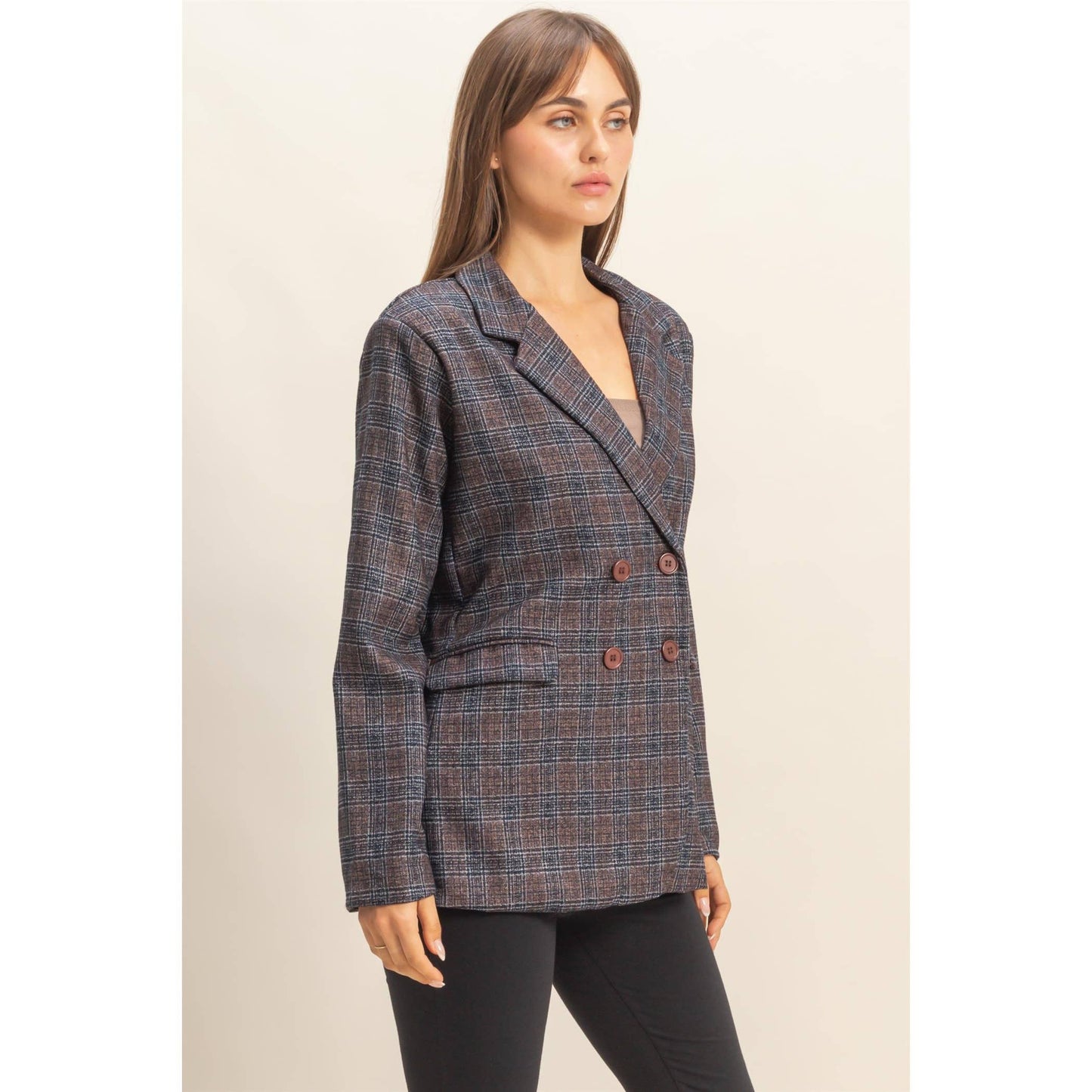Plaid Blazer