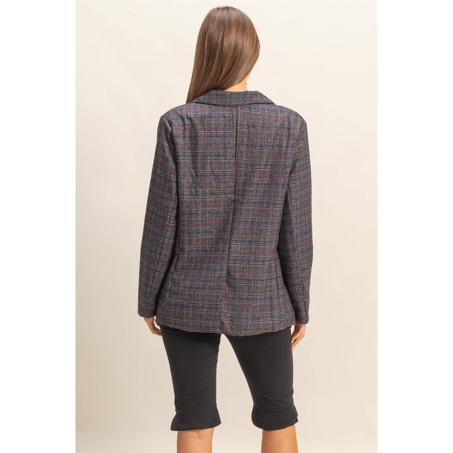 Plaid Blazer